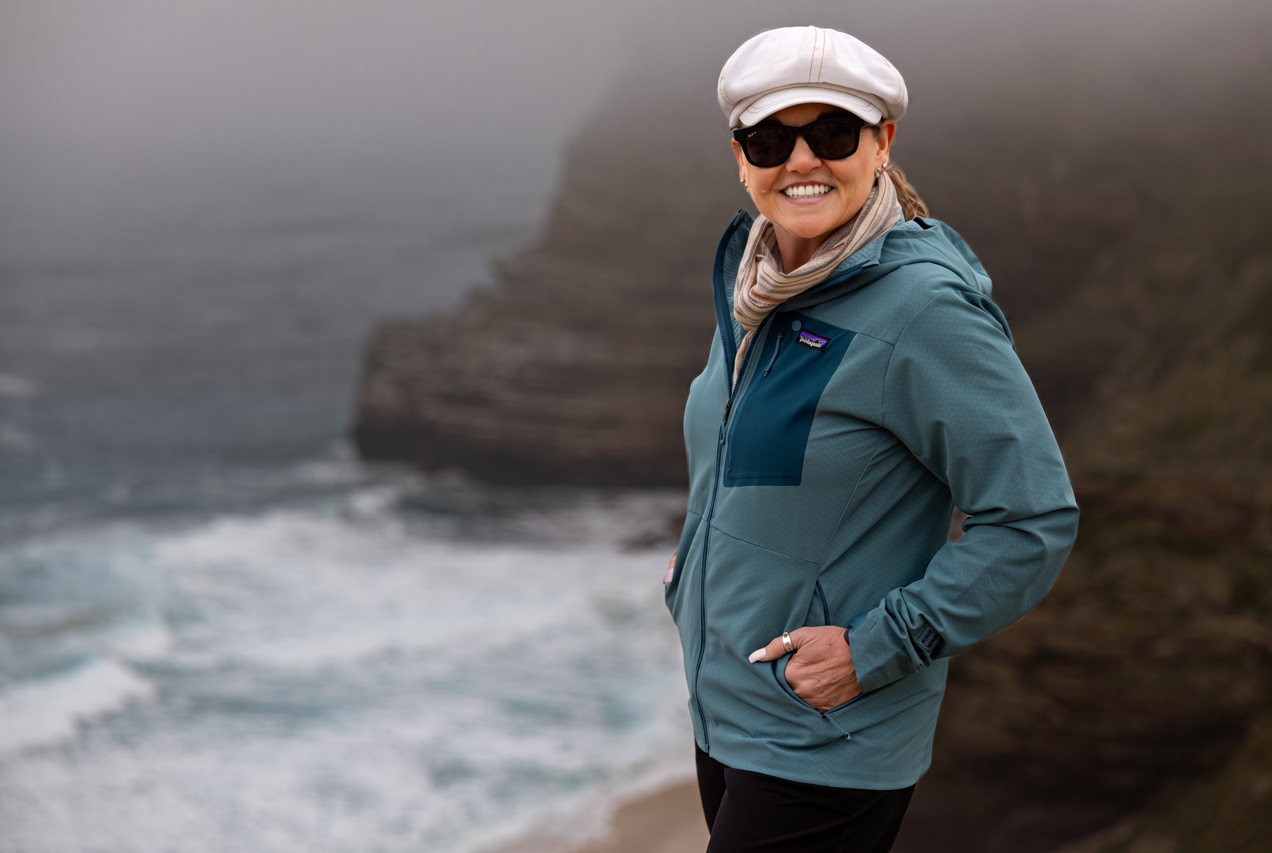 Tiffany Watt at the Cape of Good Hope, South Africa